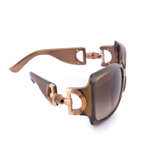 gucci bamboo horsebit sunglasses